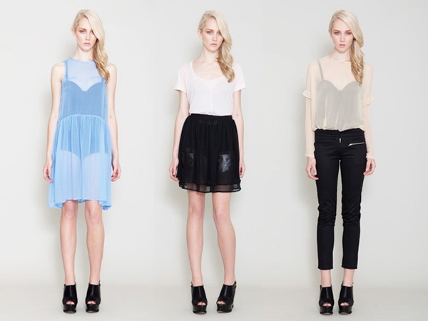 Blak Basics 柔和飘逸的薄纱美 2011 LookBook