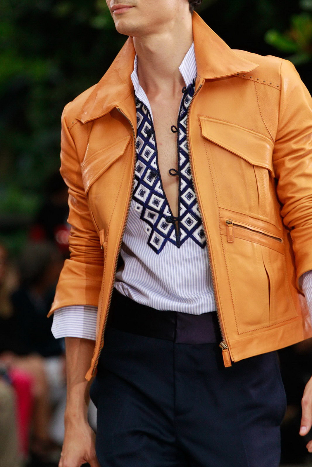 Roberto Cavalli 2012春夏男装细节