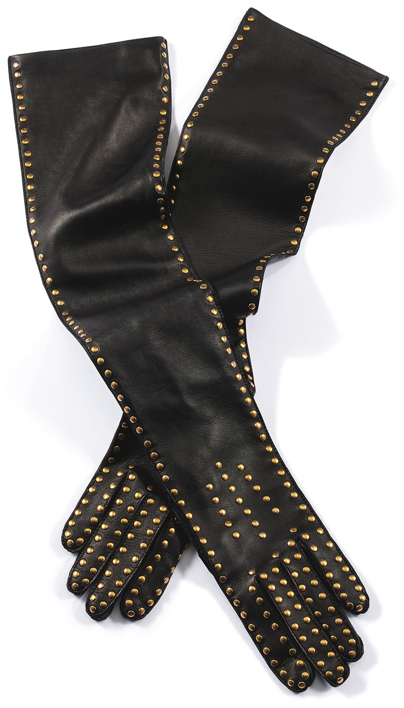 Long Gloves Rider - black 