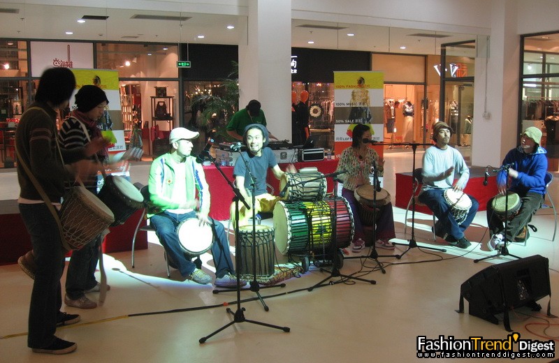 非洲鼓乐队表演 