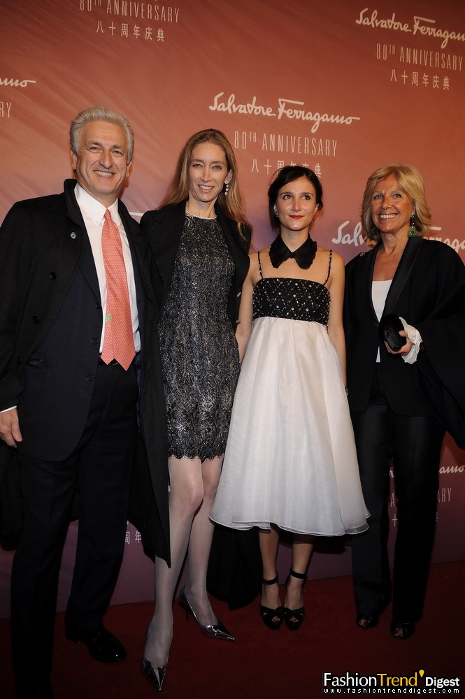 明星、嘉宾和Ferragamo家族成员 