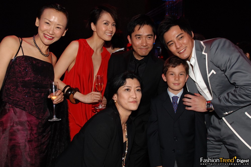 余晓霞、梁咏琪、黄黛茹、梁朝伟、小Ferragamo (Massimo Ferragamo的儿子)、黄千肯 