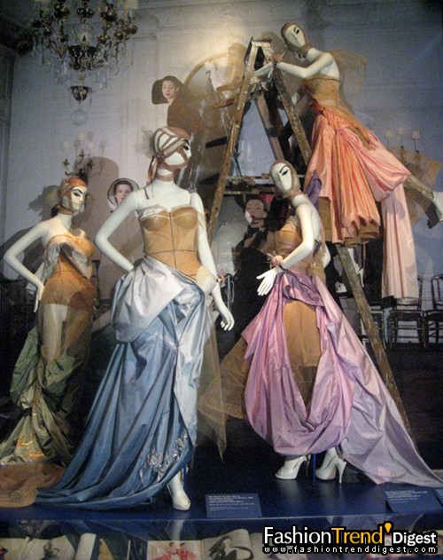 Evening gowns, Dior by John Galliano, haute couture autumn/winter 2005/06 