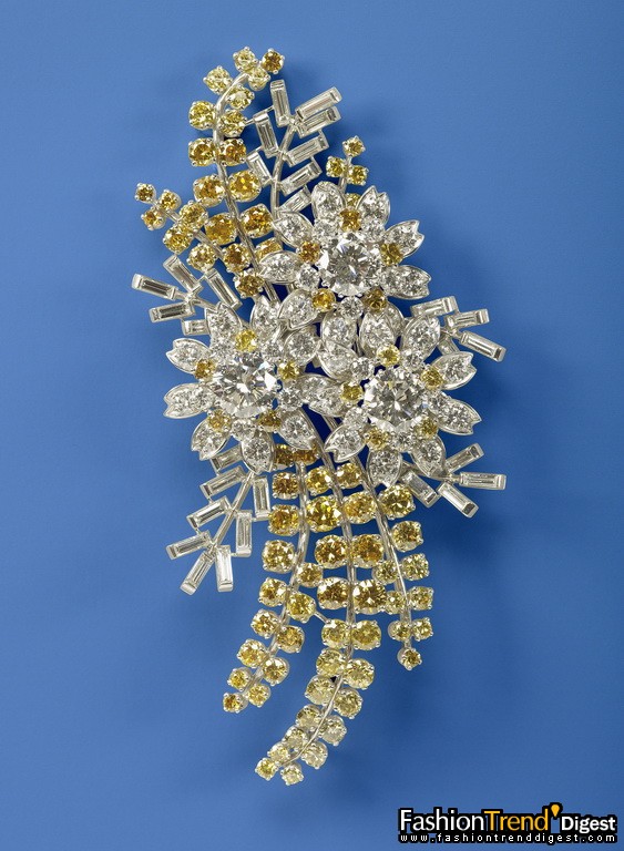 Diamond and platinum brooch, 1953 