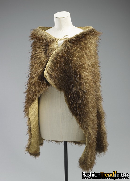 Maori Feather Cloak presented by Maori Chiefs, Arawa Park, New Zealand, 1953. 