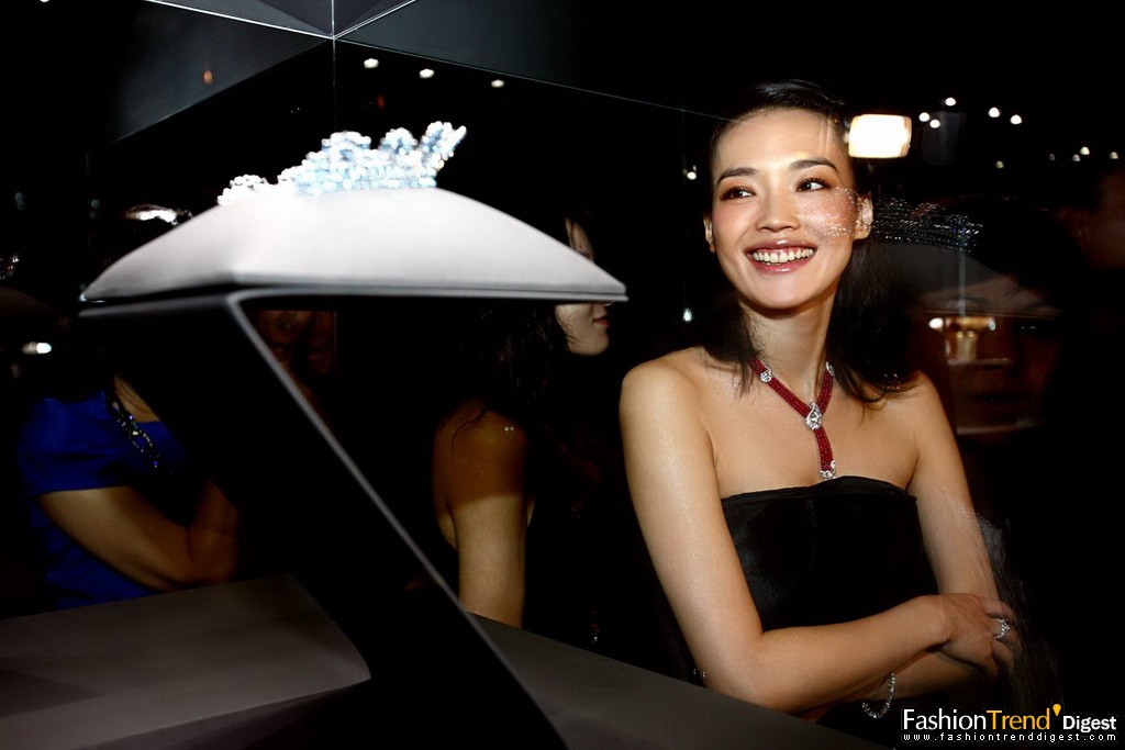 舒淇小姐参观展品 