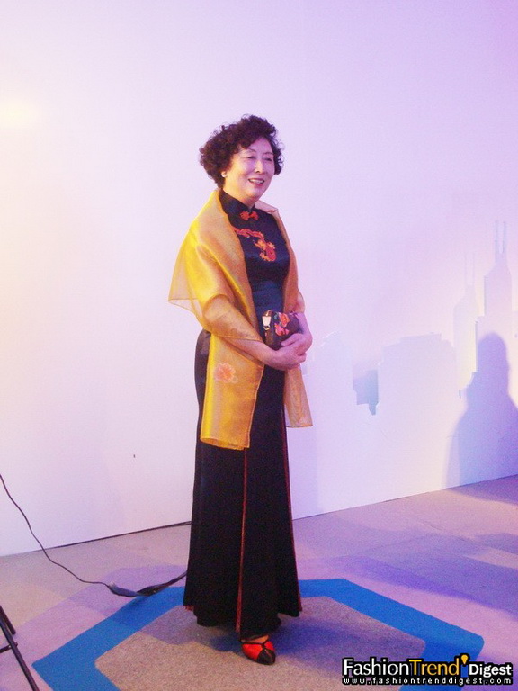 旗袍秀上海时装周后台 