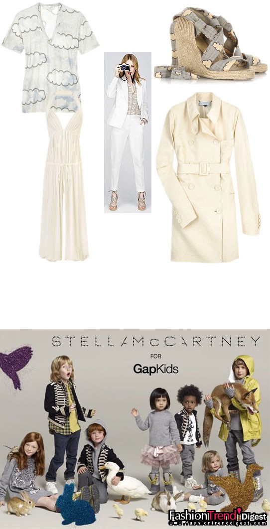 2月25日：Stella McCartney为设计了独家系列，也将与Gap合作设计GapKids系列。上图为Stella为Net-a-porter.com设计的百搭系列。下图为Stella和Gap合作的Gapkids。<br>
3月2日：Miuccia Prada的秋季系列灵感来自乡村，渔夫式的钓鱼靴和羊毛毯子样的大衣。图为Prada 09秋冬成衣秀场图。<br>
 