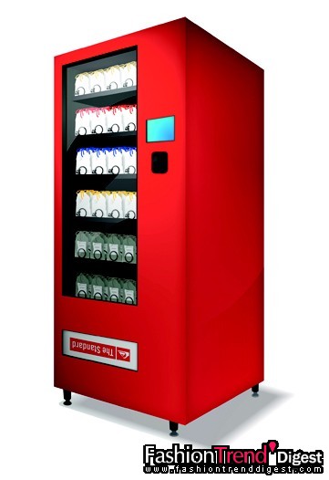 7月30日：新意无处不在，迈阿密的Standard Hotel设有自动贩卖机，销售Quiksilver的泳装。图为该泳衣自动贩卖机。 