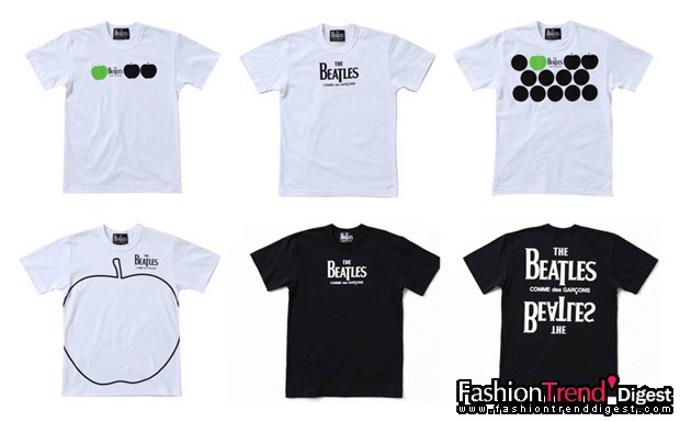 9月28日：Rei Kawakubo与The Beatles推出合作系列。图为The Beatles x COMME des GARCONS系列 